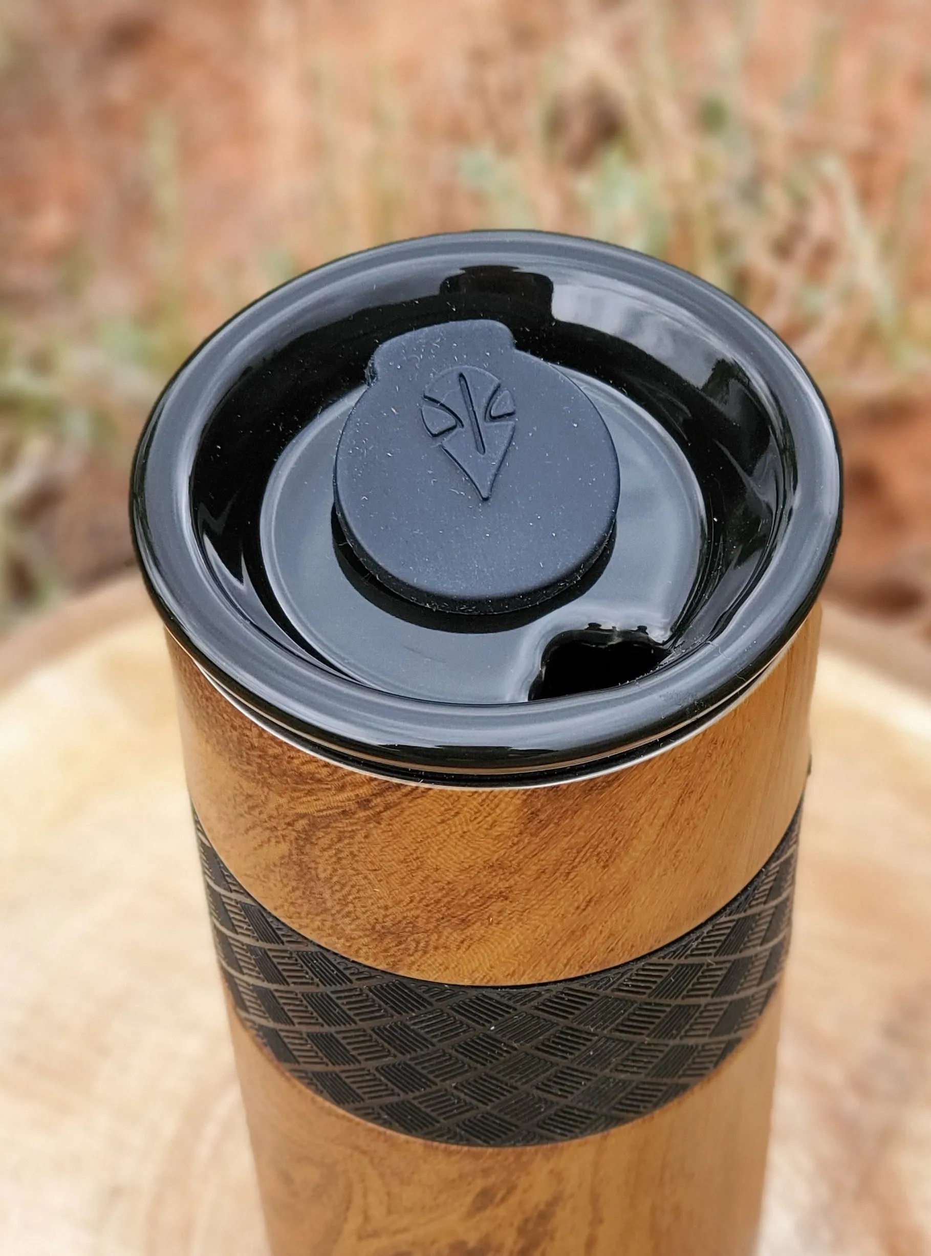 Teak Wood Tumbler and Water Bottle