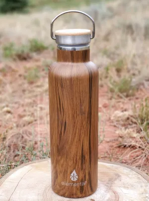Teak Wood Tumbler and Water Bottle