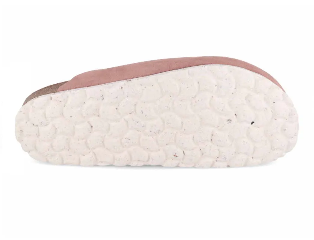 Thies Women clogs Eco Bio 'Full Slide', light pink