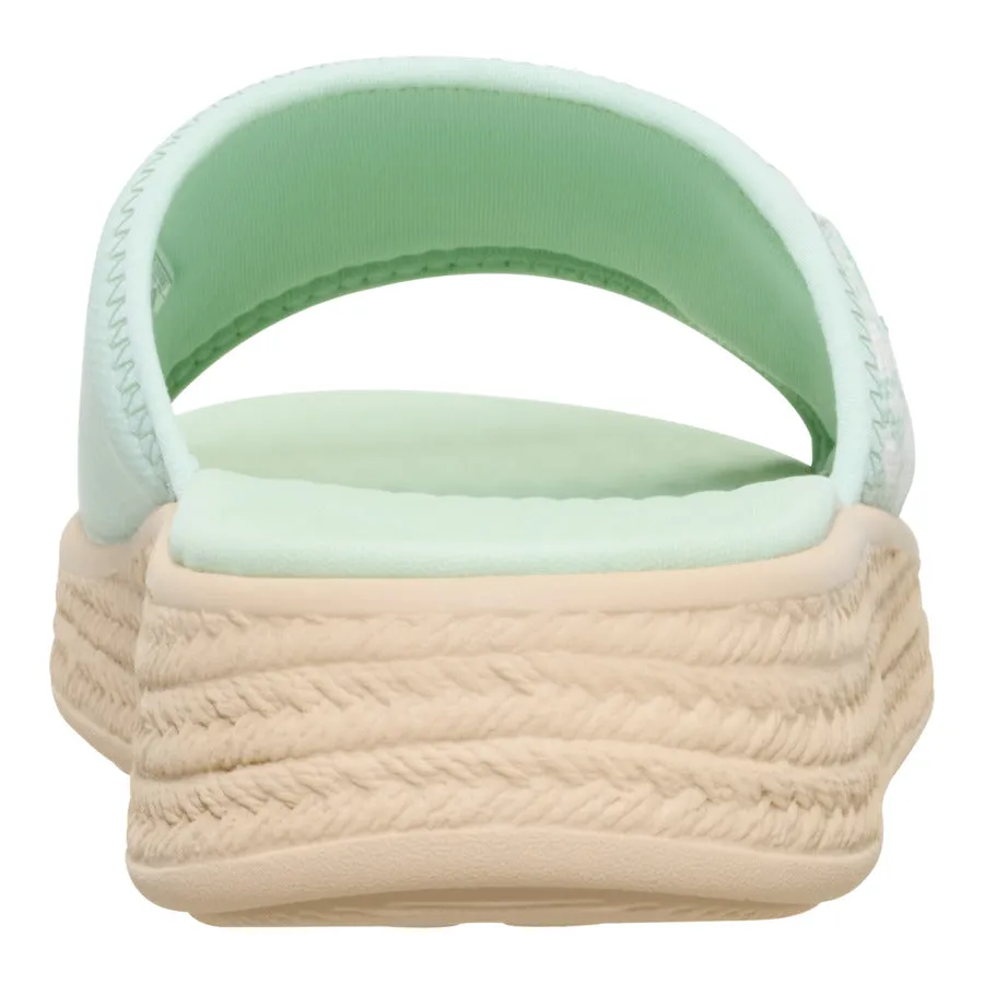 Tide Espadrille Slide - Celadon Green/Multi