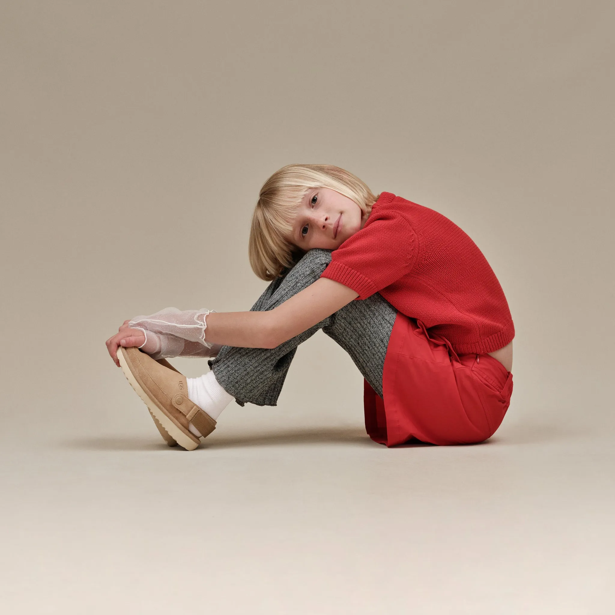 UGG Goldencoast Clog Sand for Kids