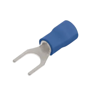 Unicrimp QBF3N Blue Fork Terminal 3.5mm Narrow (100 Pack)