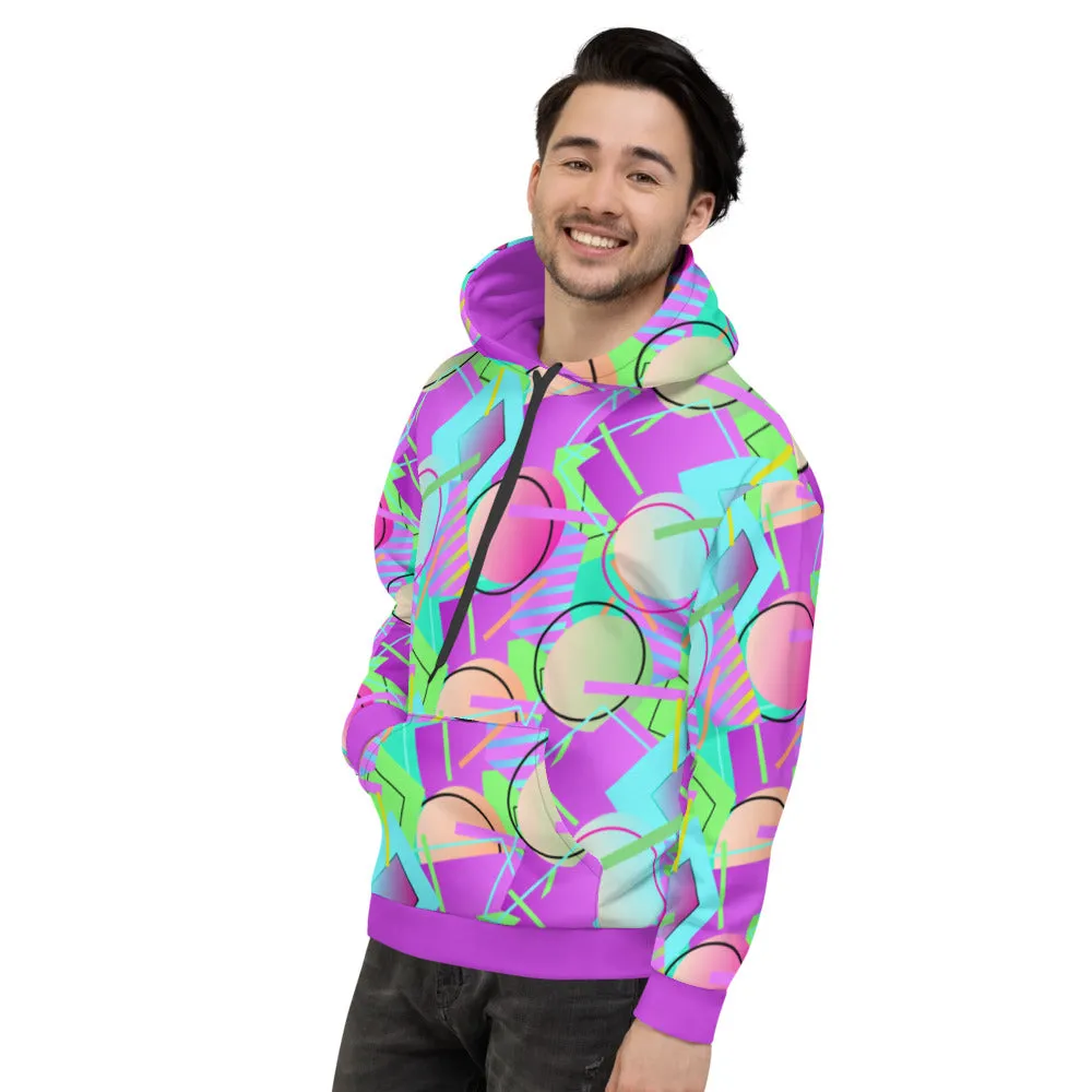 Unisex Hoodie, 80s Memphis Festival