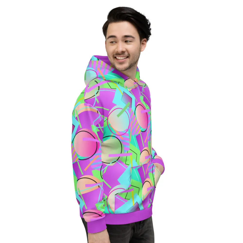 Unisex Hoodie, 80s Memphis Festival