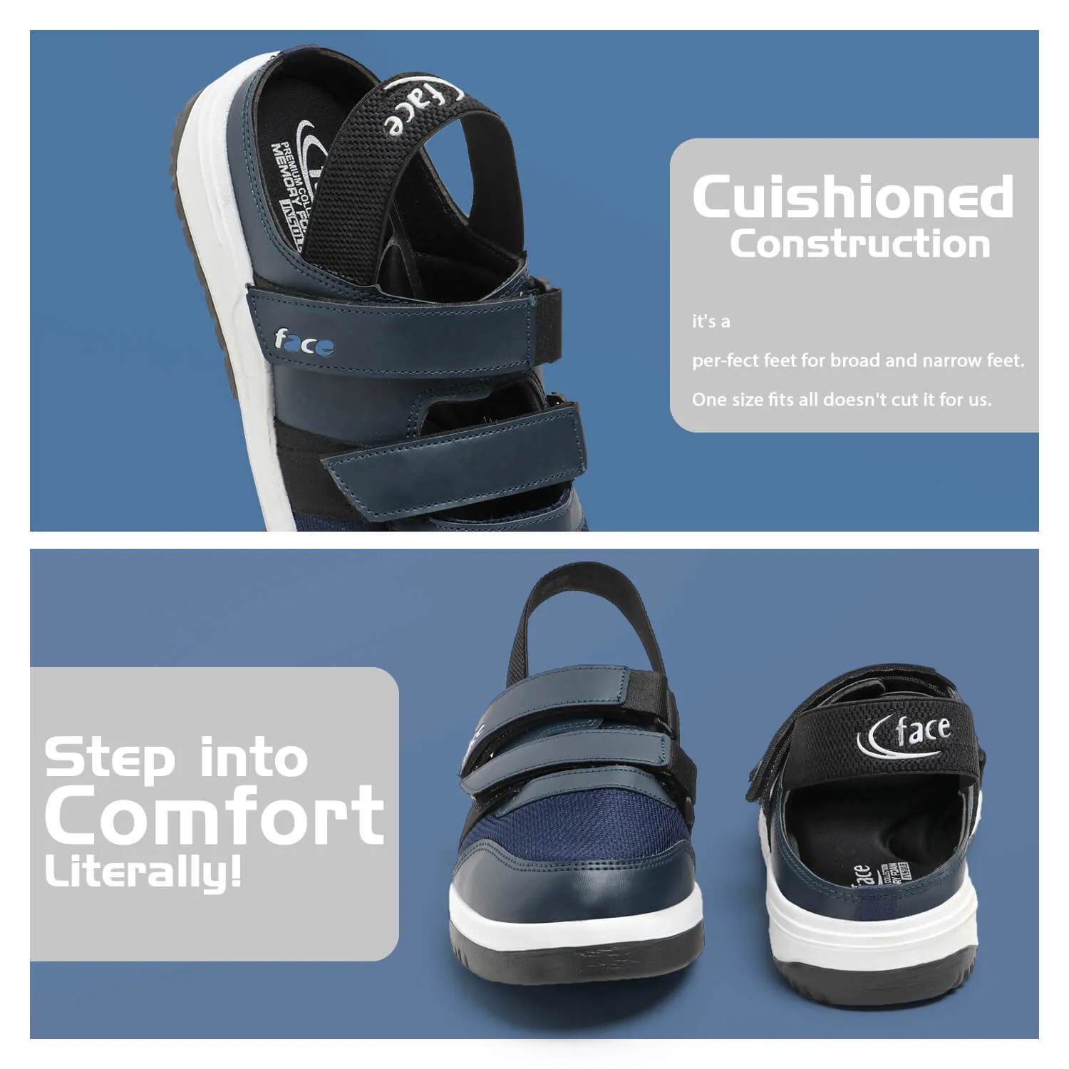 Urban 07 NAVY Summer Clogs Shoes
