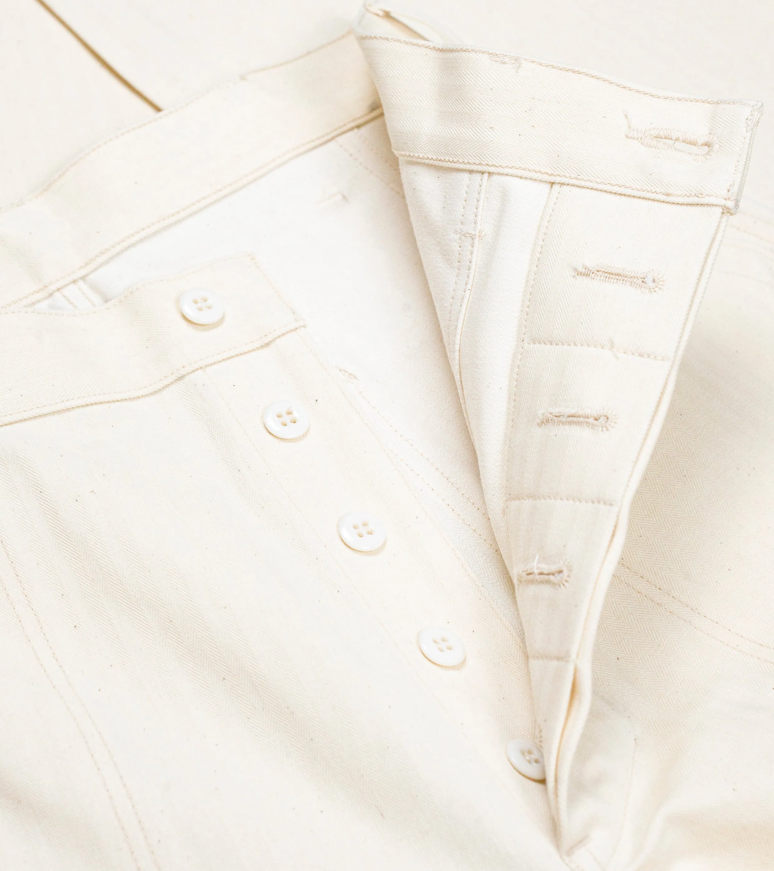 USN Deck Pants Ecru
