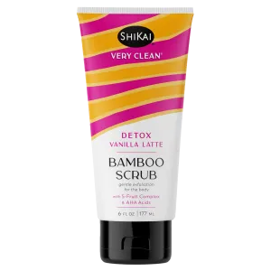 Very Clean Detox Vanilla Latte Bamboo Scrub