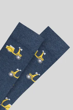 vespa sock blue