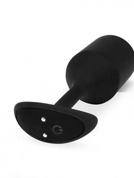 VIBRATING SNUG PLUG XL BLACK