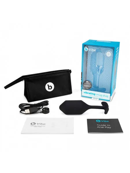 VIBRATING SNUG PLUG XL BLACK