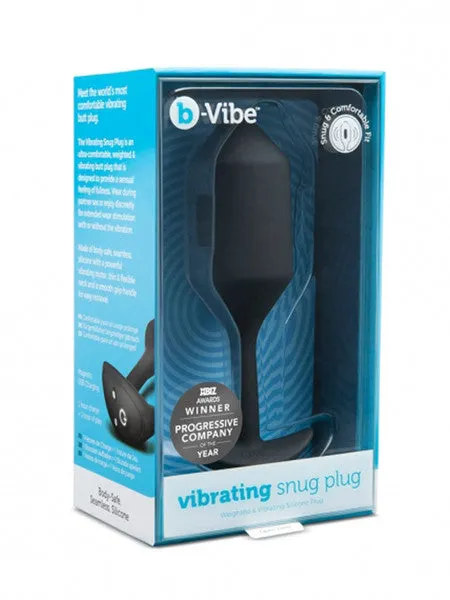 VIBRATING SNUG PLUG XL BLACK