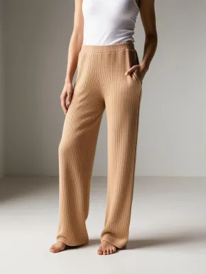 Warm Sand Trousers [WIDE LEGGED]
