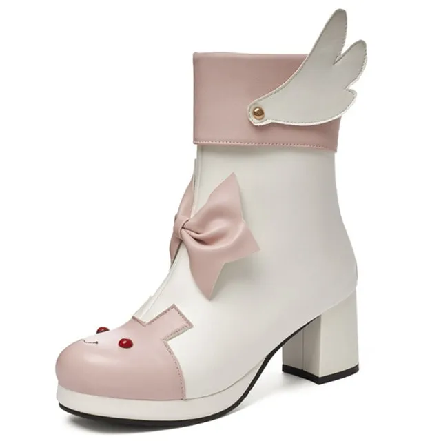 Winged Bunny Booties