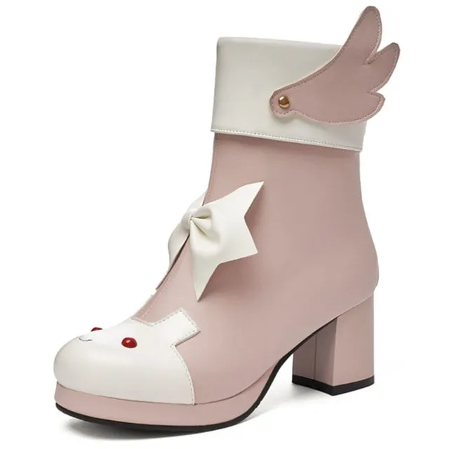 Winged Bunny Booties