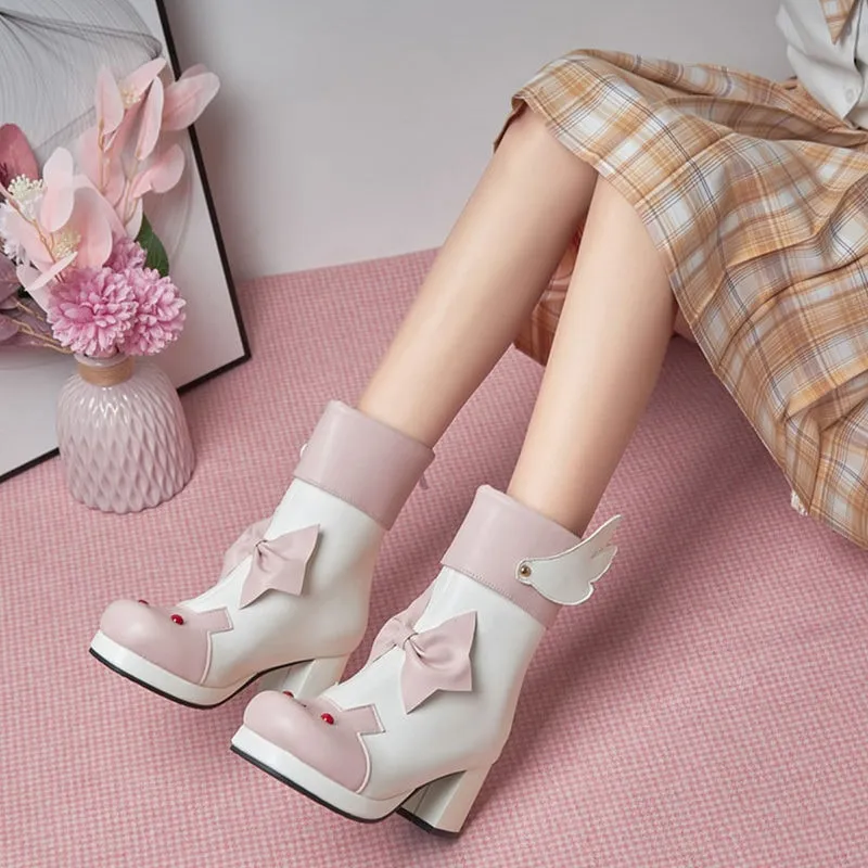 Winged Bunny Booties