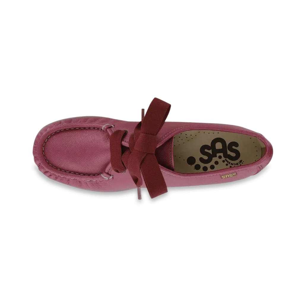 Women's Bounce Lace Up Moc in Cranberry