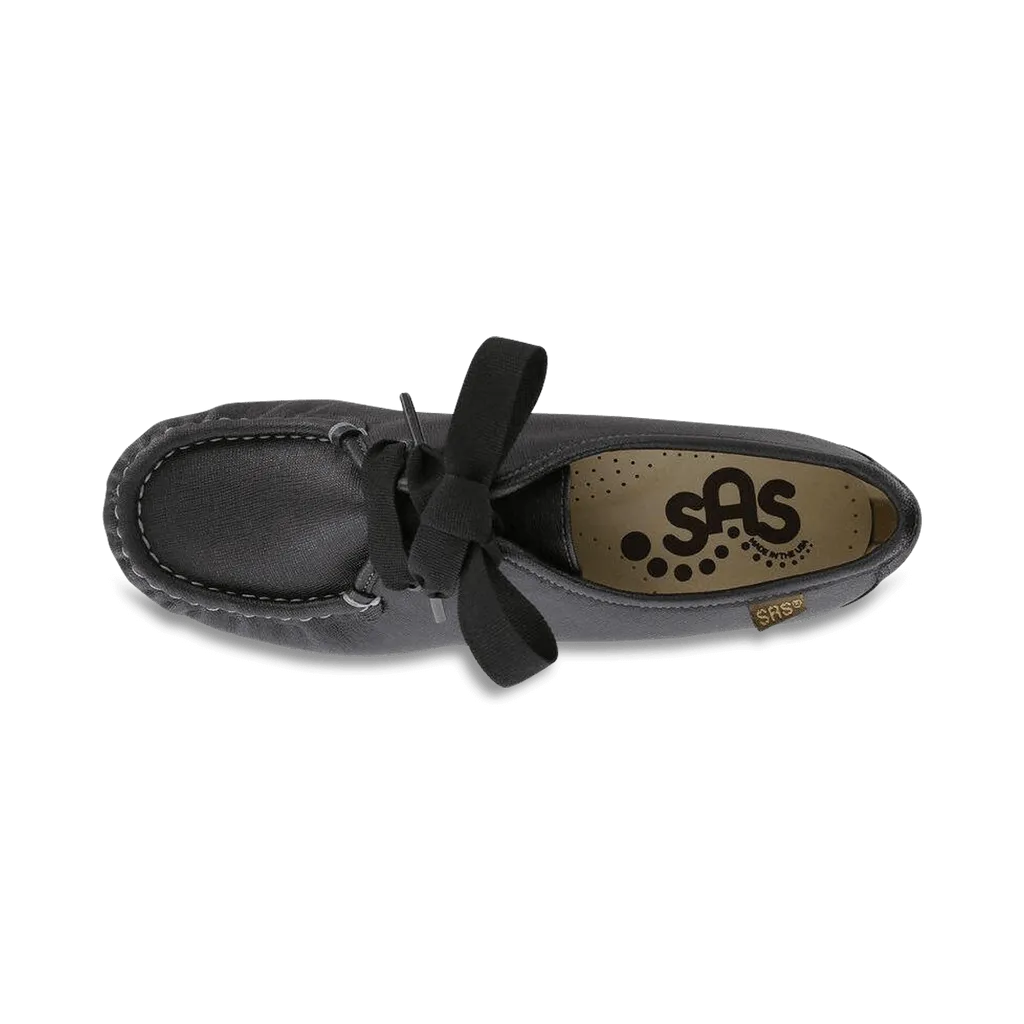 Women's Bounce Lace Up Moc in Raven