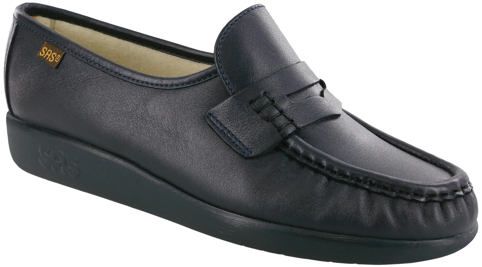 Women's Classic Slip On Loafer in Navy