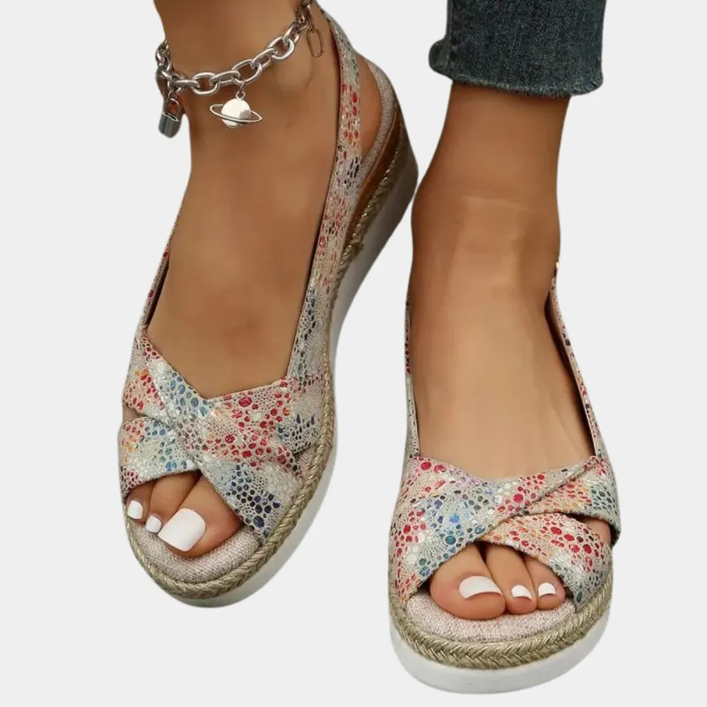 Women's Cotton Espadrille Flats