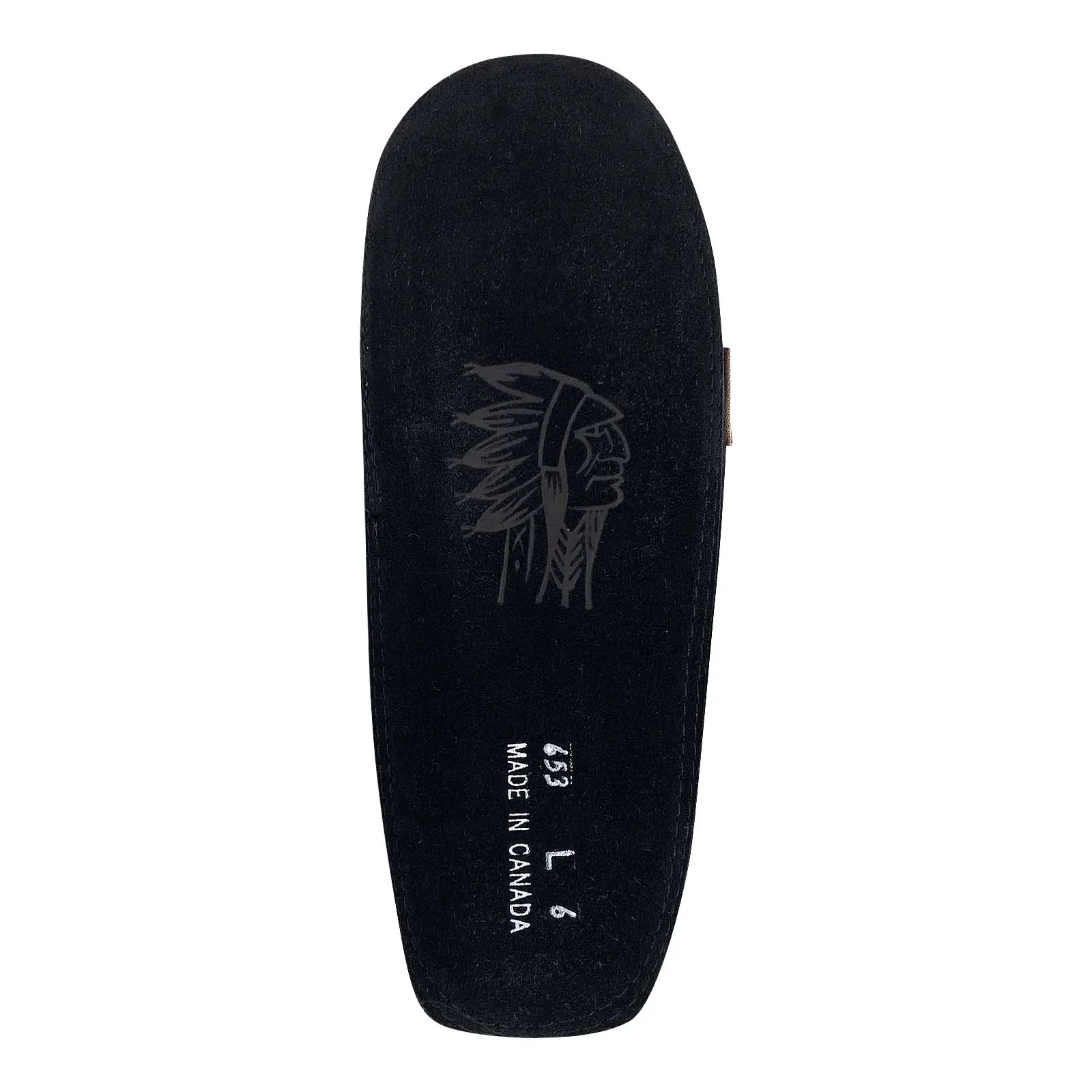 Women's Fleece Lined Rabbit Fur Black Suede Moccasins