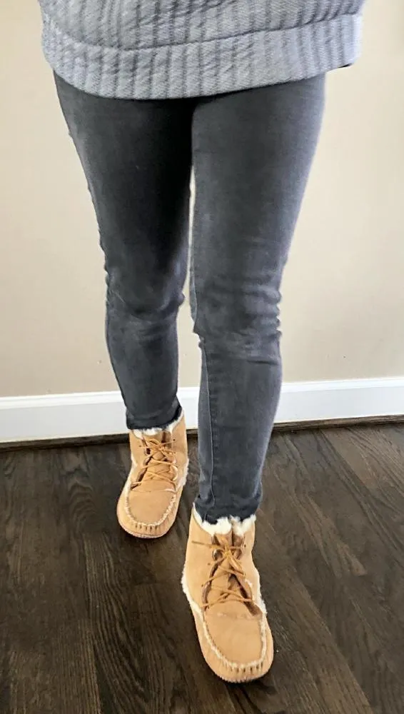 Women's Sheepskin Moccasin Booties