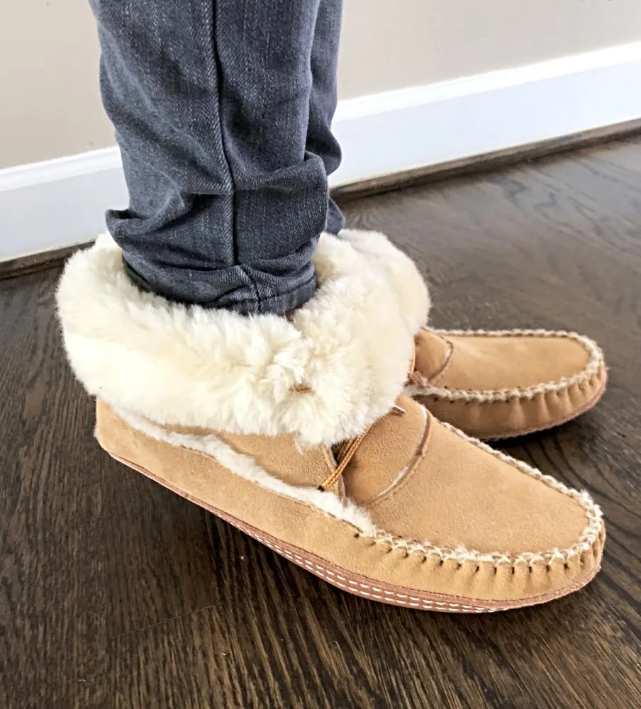 Women's Sheepskin Moccasin Booties