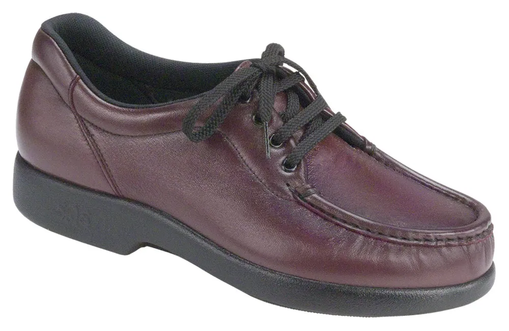Women's Take Time Lace Up Loafer in Antique Wine