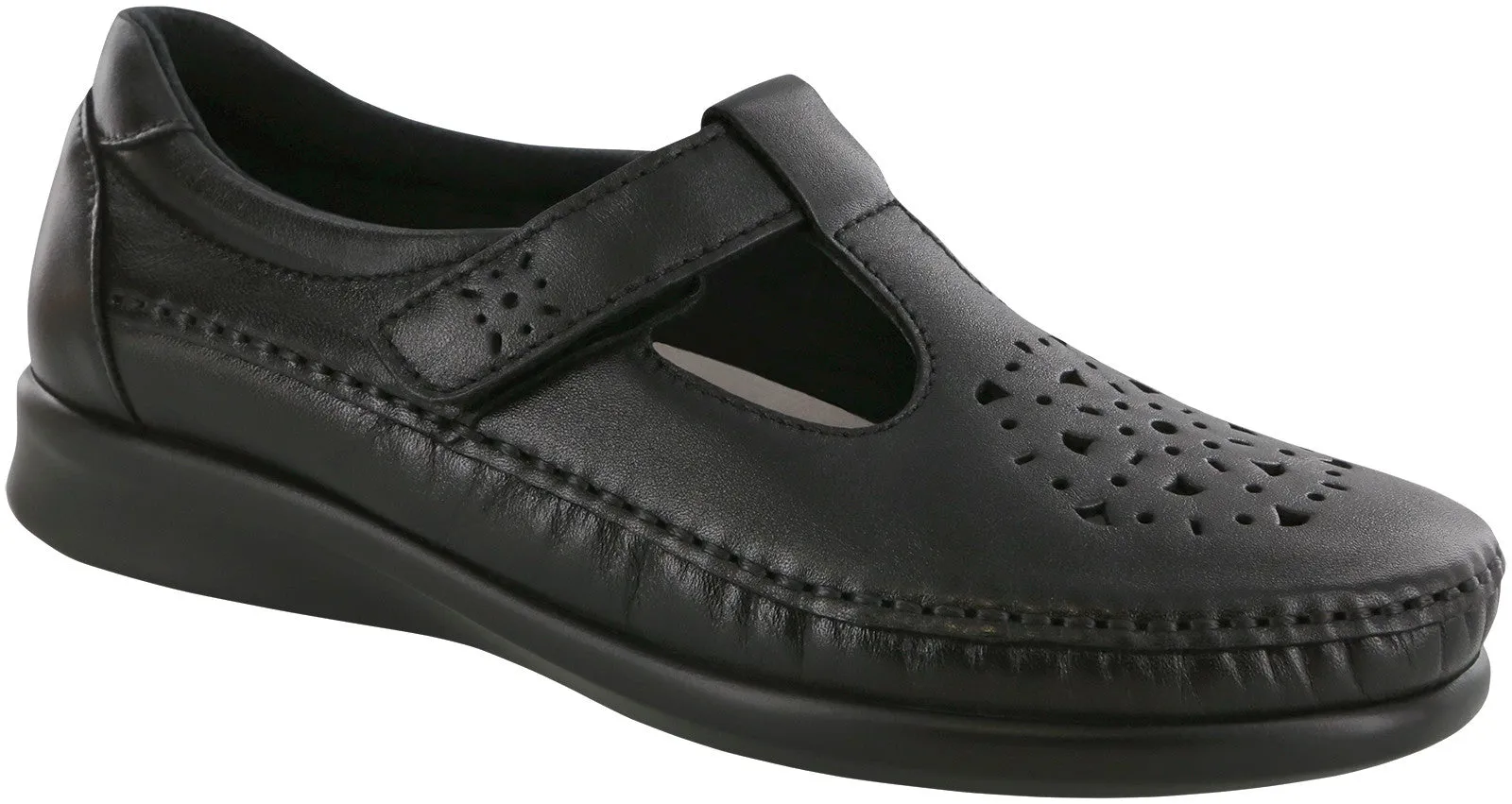Women's Willow Slip On Loafer in Black Smooth