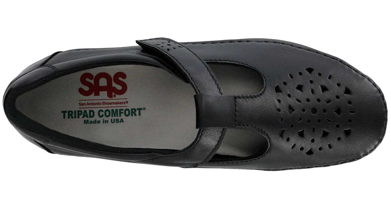 Women's Willow Slip On Loafer in Black Smooth