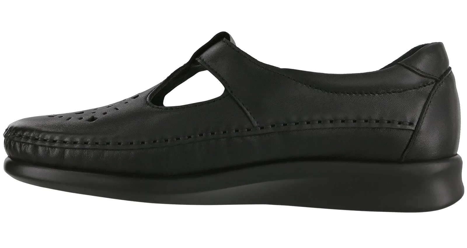 Women's Willow Slip On Loafer in Black Smooth