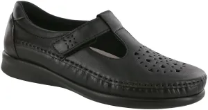 Women's Willow Slip On Loafer in Black Smooth