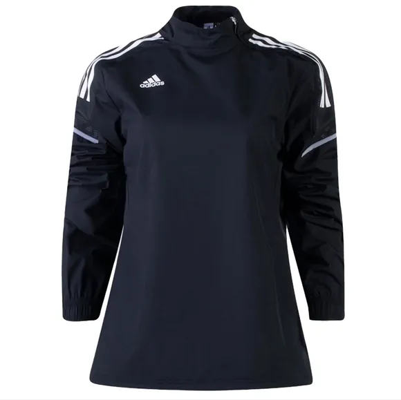 Women's Adidas Condivo 21 Hybrid Jacket Black &amp; White Size Medium