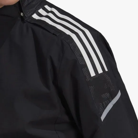 Women's Adidas Condivo 21 Hybrid Jacket Black &amp; White Size Medium