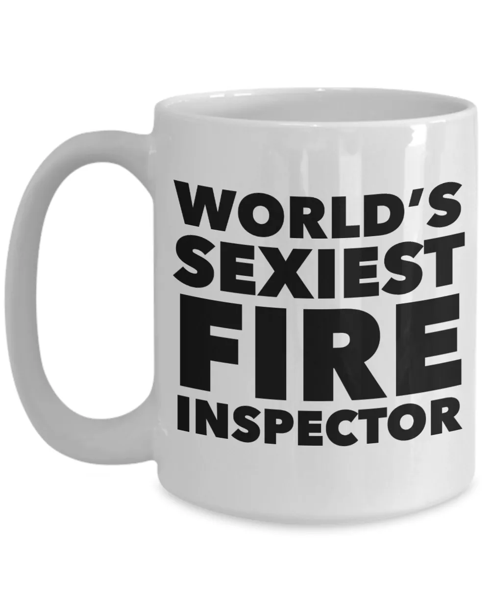 World's Sexiest Fire Inspector Mug Gift Ceramic Coffee Cup