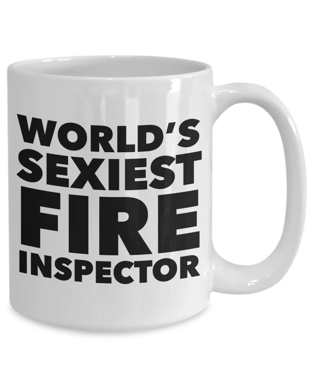 World's Sexiest Fire Inspector Mug Gift Ceramic Coffee Cup