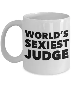 World's Sexiest Judge Mug Ceramic Coffee Cup Gifts for Judges