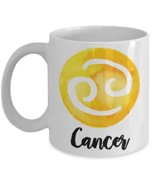 Zodiac Cancer Horoscope Coffee Mug - Astrology Gift - Metaphysical, Celestial, Astrology, Horoscopes